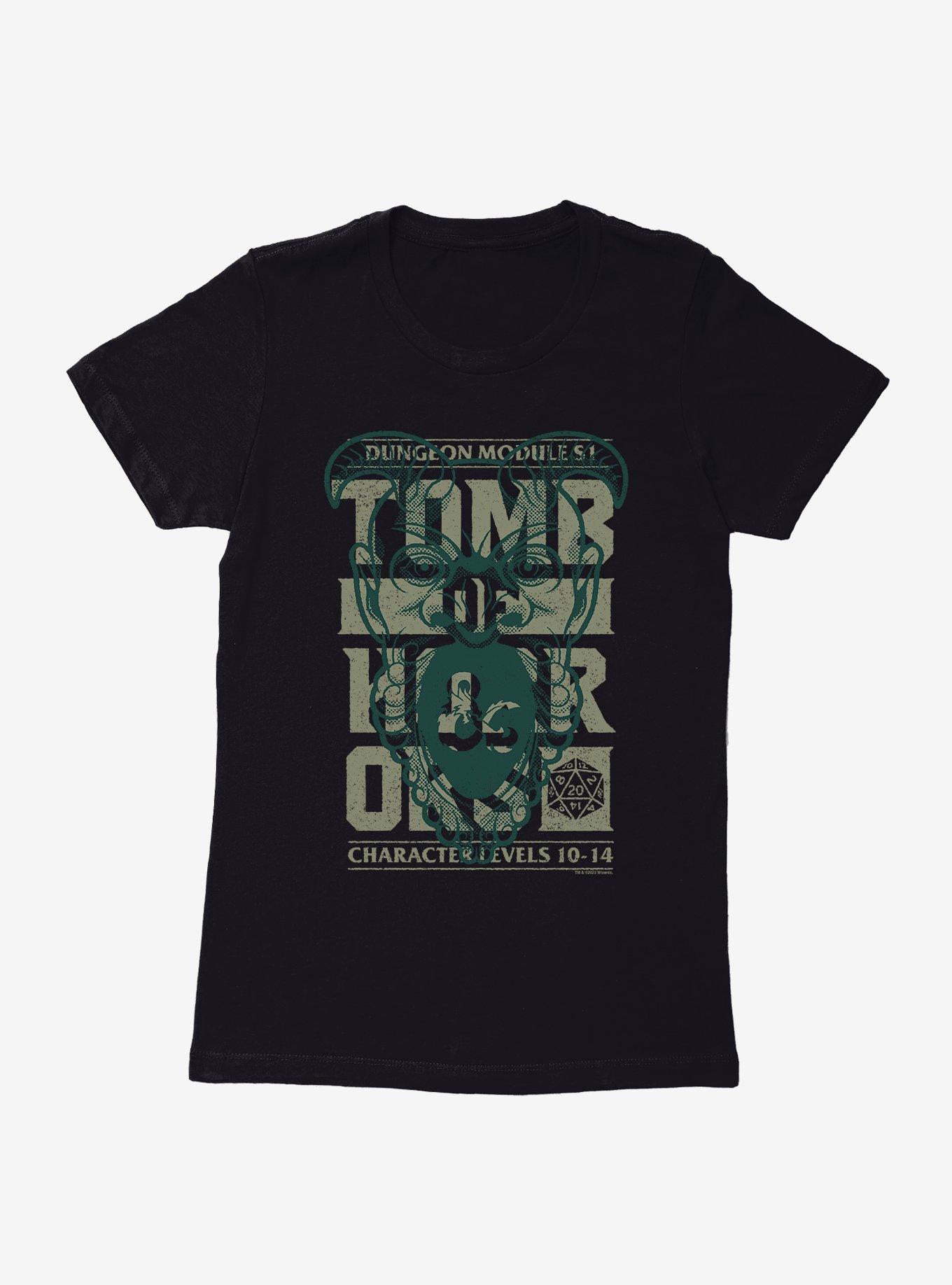 Dungeons & Dragons Tomb Of Horrors Dungeon Module Stamp Womens T-Shirt