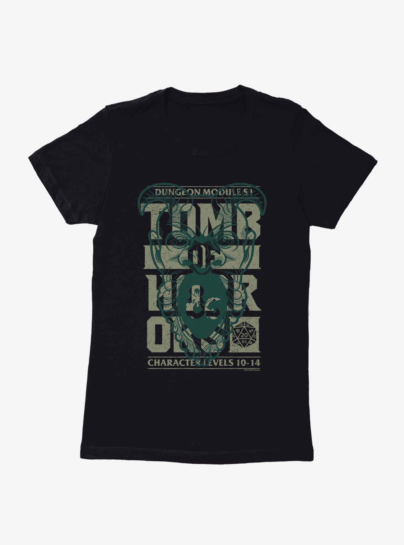 Dungeons & Dragons Tomb Of Horrors Dungeon Module Stamp Womens T-Shirt, , hi-res