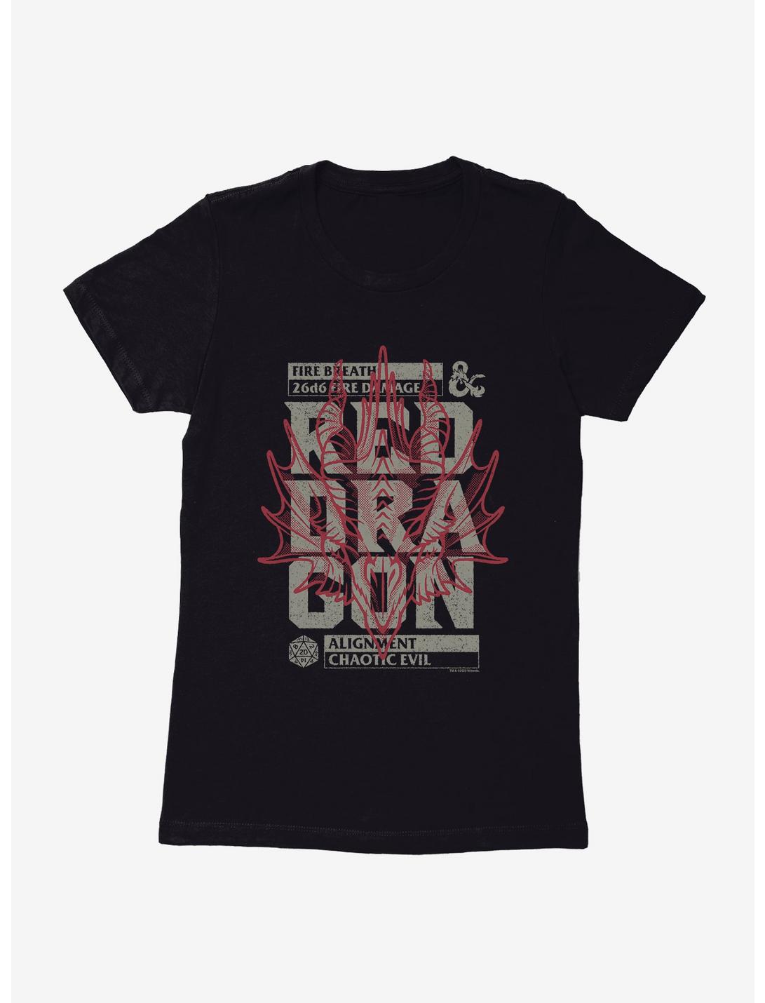Dungeons & Dragons Red Dragon Stamp Womens T-Shirt, , hi-res