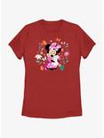 Disney Minnie Mouse Hug Bunny Womens T-Shirt, RED, hi-res