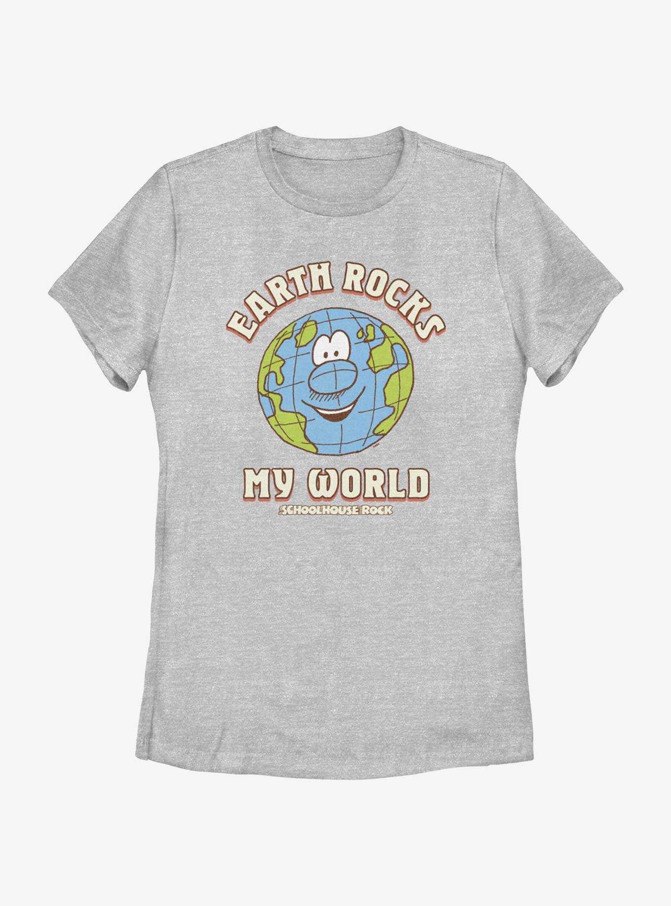 Schoolhouse Rock Earth Rocks My World Womens T-Shirt, , hi-res