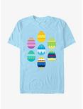 Disney Princesses Easter Egg Jumble T-Shirt, LT BLUE, hi-res