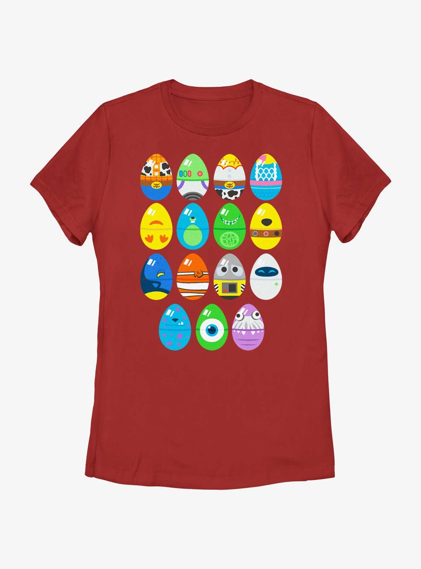 Disney Pixar Egg Jumble Womens T-Shirt