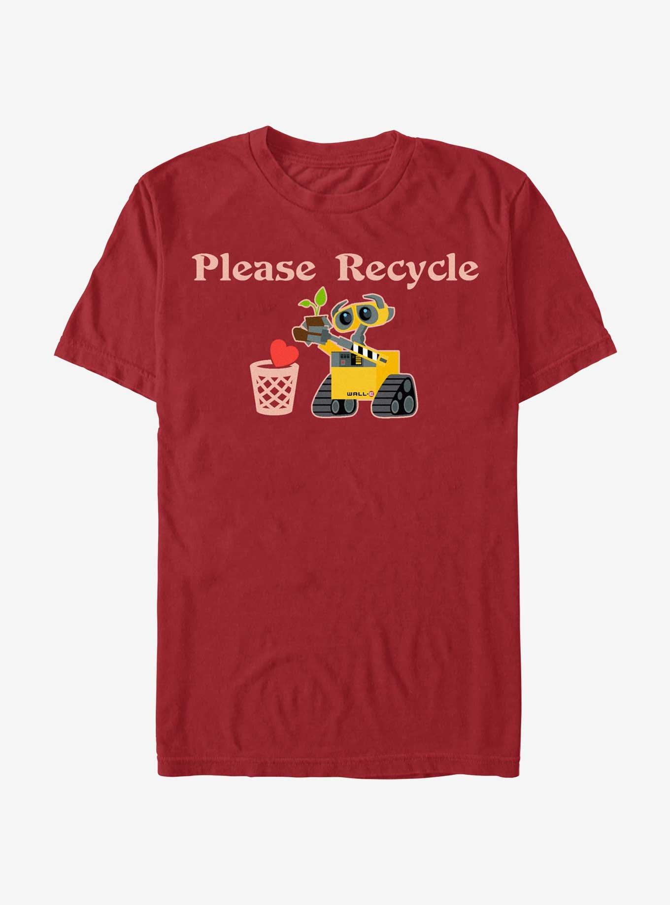 Disney Pixar WALL-E Please Recycle T-Shirt, CARDINAL, hi-res