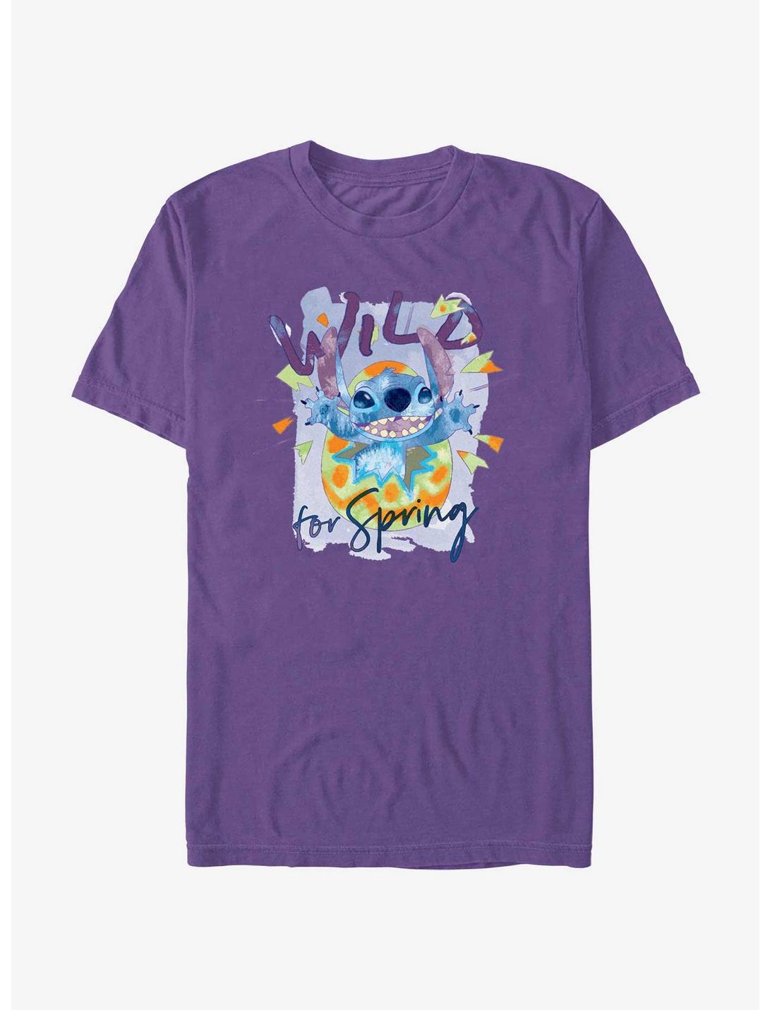 Disney Lilo & Stitch Wild For Spring T-Shirt, PURPLE, hi-res