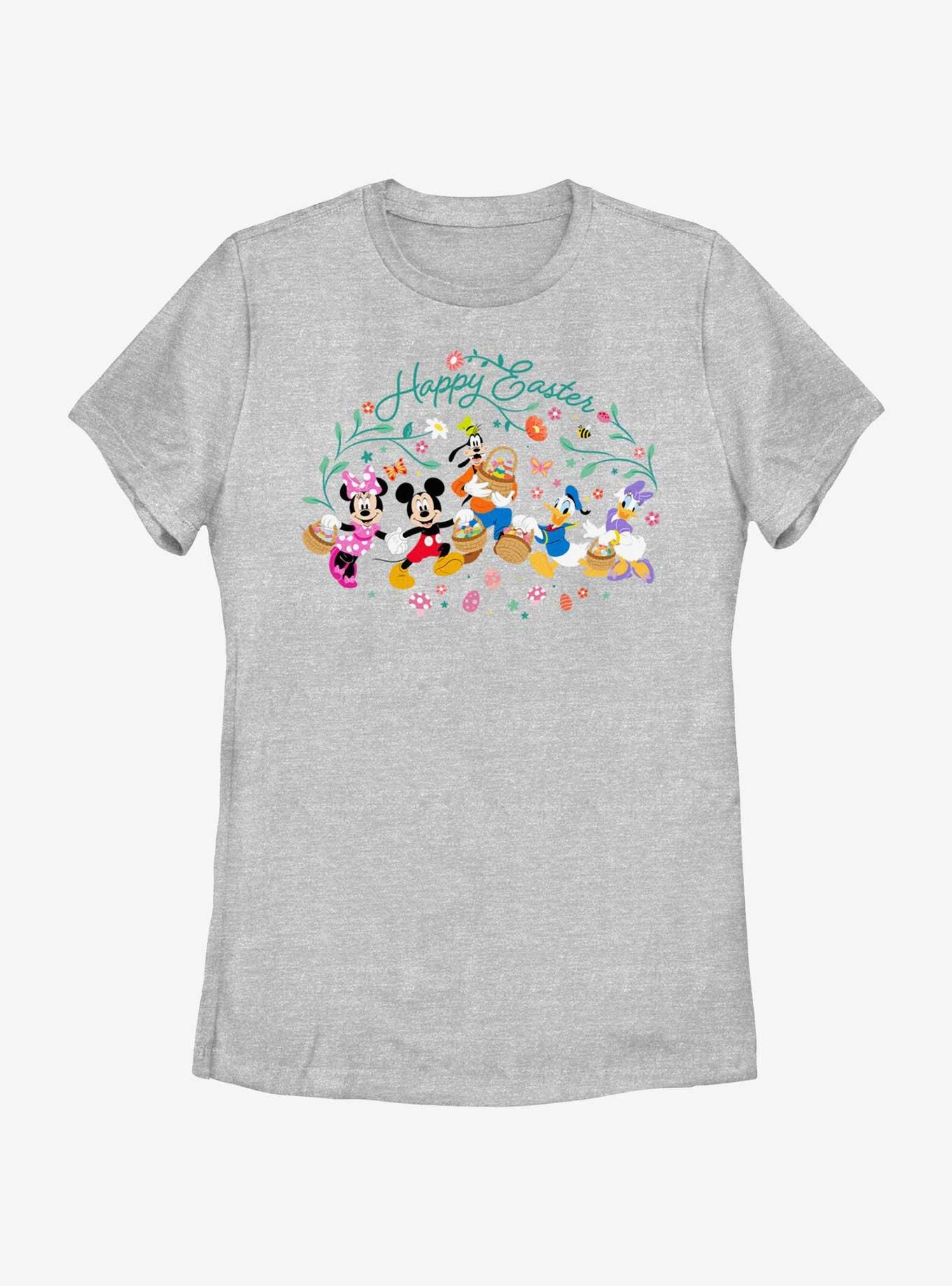 Disney Mickey Mouse And Friends Happy Easter Womens T-Shirt