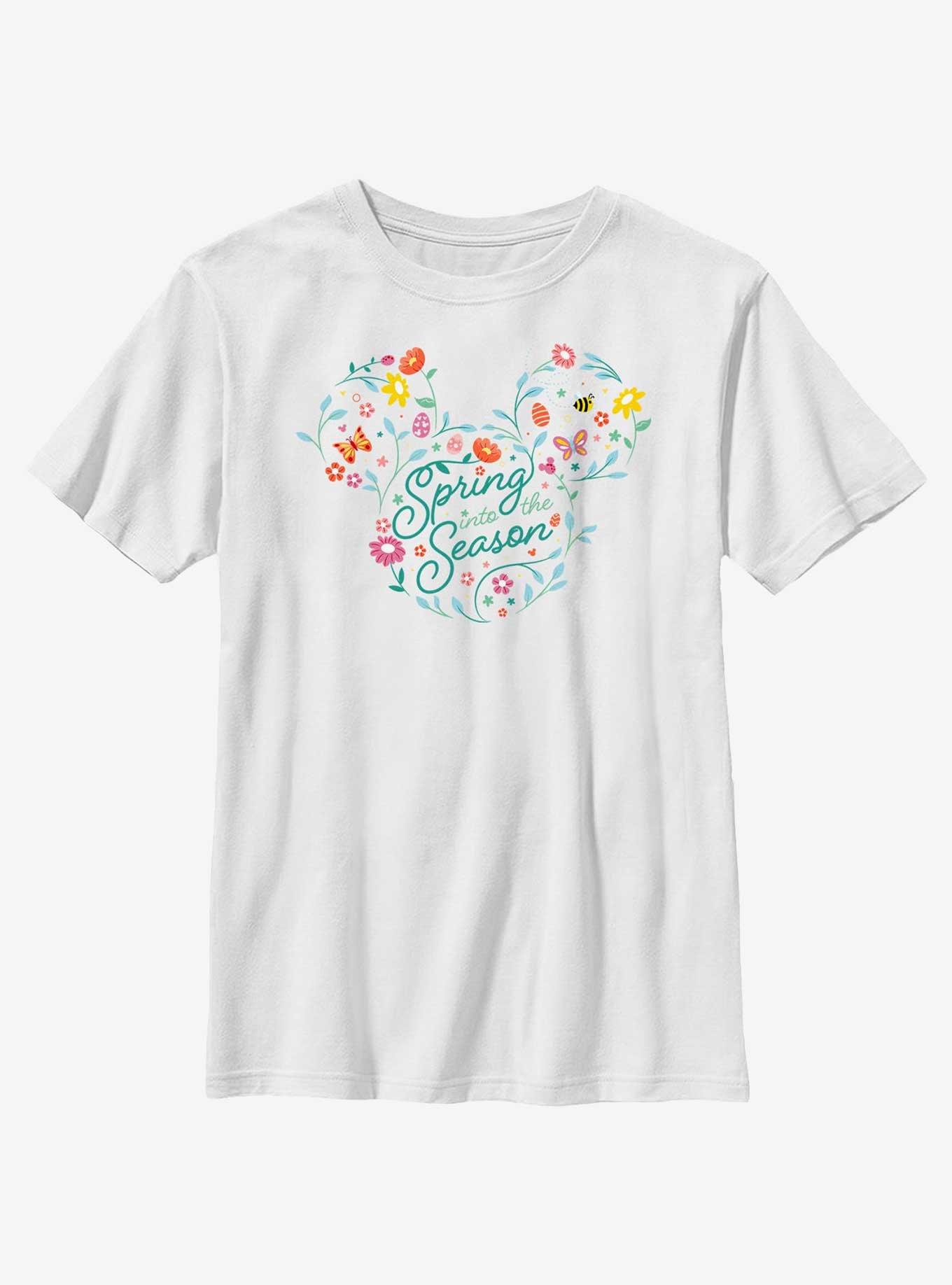 Disney Mickey Mouse Spring Into The Season Youth T-Shirt