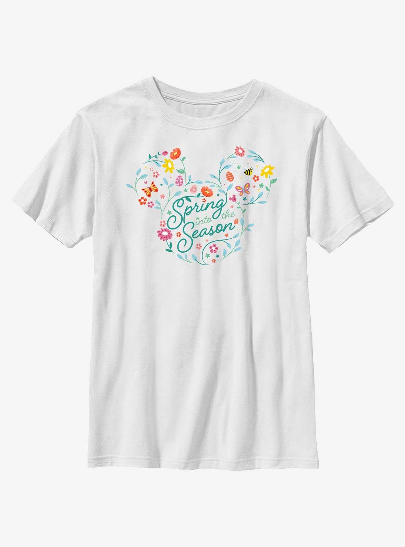 Disney Mickey Mouse Spring Into The Season Youth T-Shirt, , hi-res