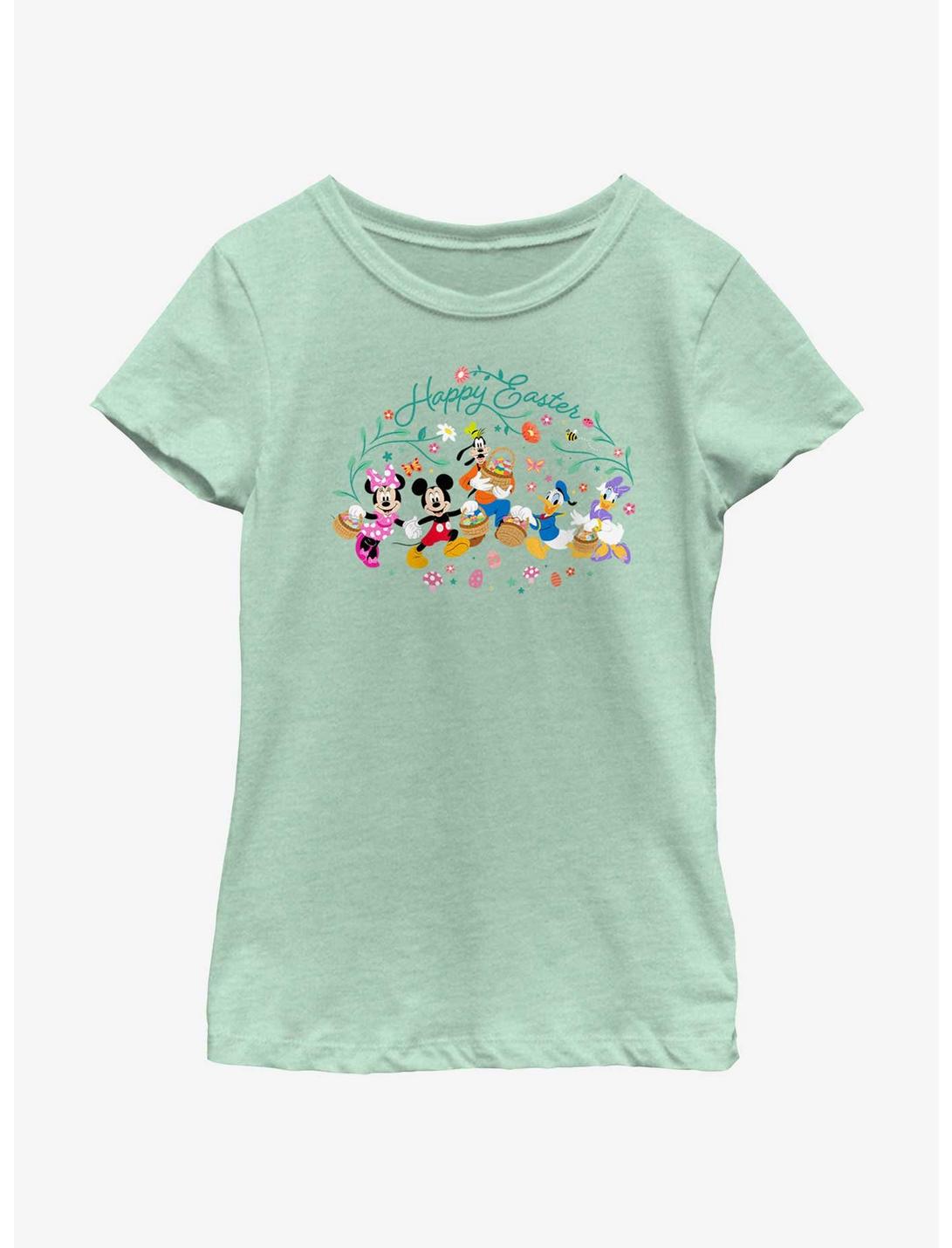 Disney Mickey Mouse Mickey And Friends Happy Easter Youth Girls T-Shirt, MINT, hi-res