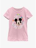 Disney Mickey Mouse So Egg-Cited Youth Girls T-Shirt, PINK, hi-res