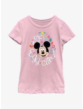 Disney Mickey Mouse So Egg-Cited Youth Girls T-Shirt, , hi-res