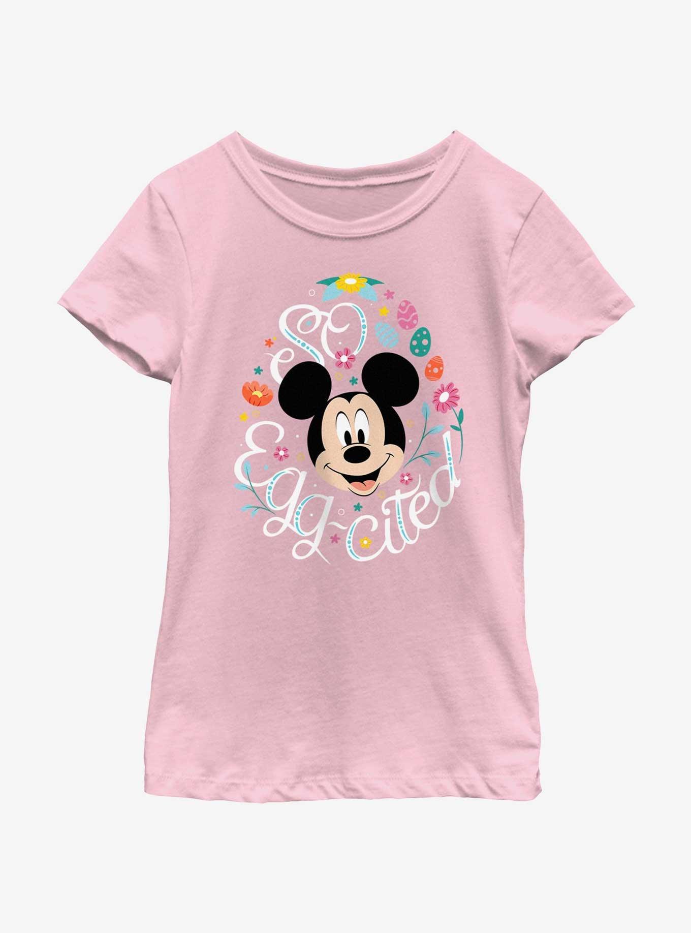 Disney Mickey Mouse So Egg-Cited Youth Girls T-Shirt, , hi-res