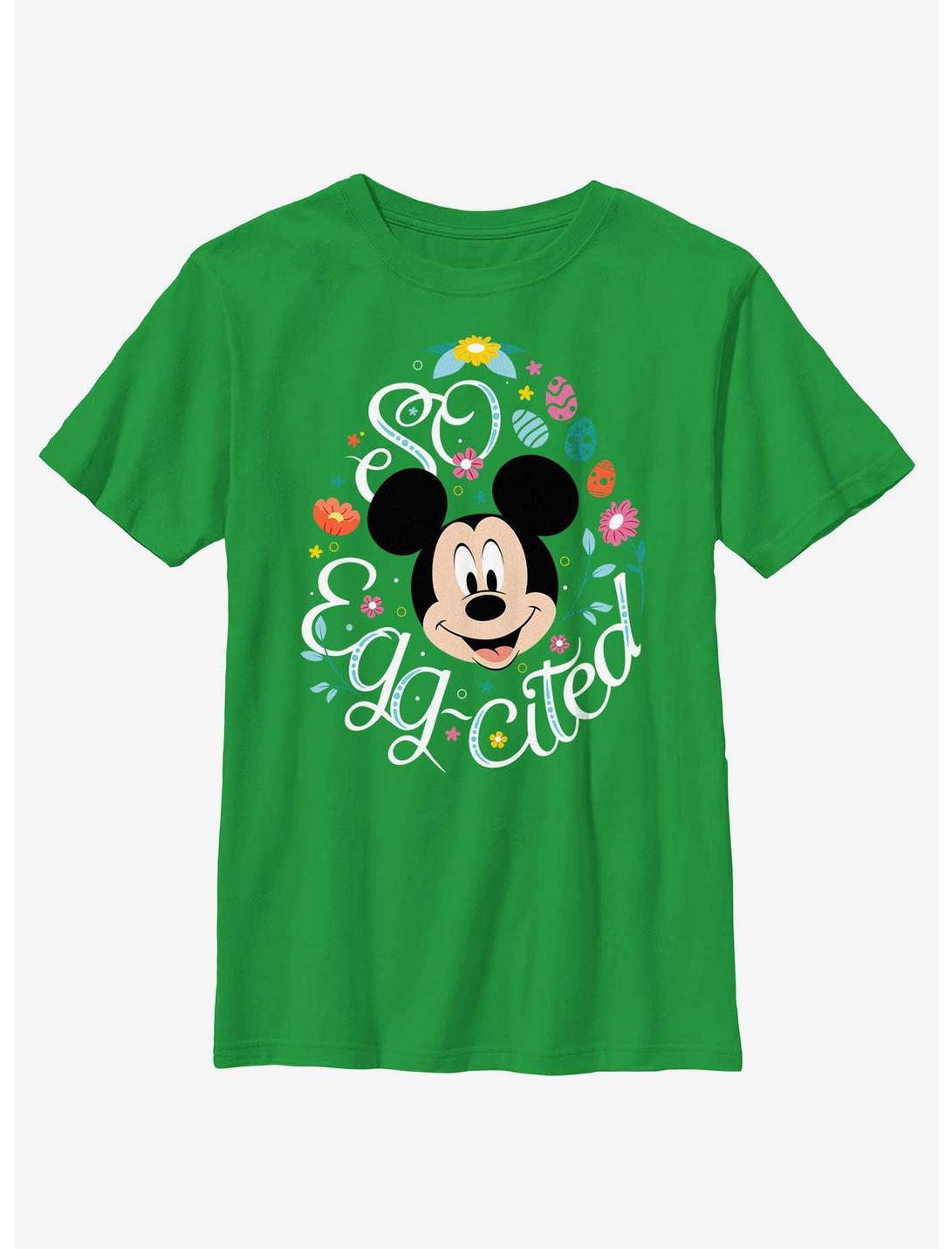 Disney Mickey Mouse So Egg-Cited Youth T-Shirt, KELLY, hi-res