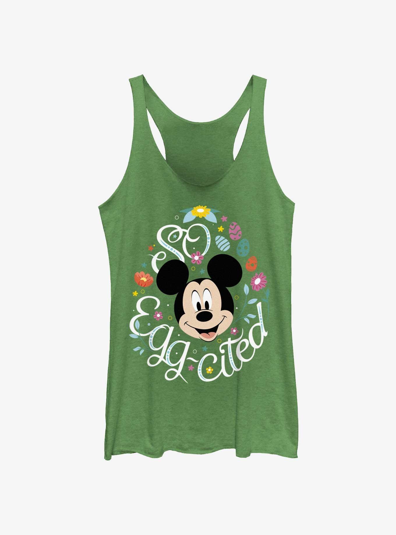 Disney Mickey Mouse So Egg-Cited Womens Tank Top