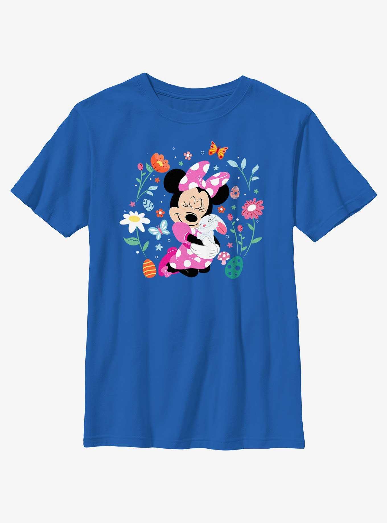 Disney Minnie Mouse Hug Bunny Youth T-Shirt, , hi-res