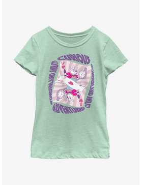 Disney Alice in Wonderland Rabbit Curious Adventure Youth Girls T-Shirt, , hi-res