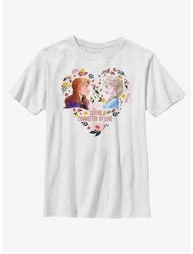 Disney Frozen Anna & Elsa Sisters Connected By Love Youth T-Shirt, , hi-res
