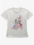 Disney Princesses Princess Roses Womens Straight Fit T-Shirt, OATMEAL, hi-res
