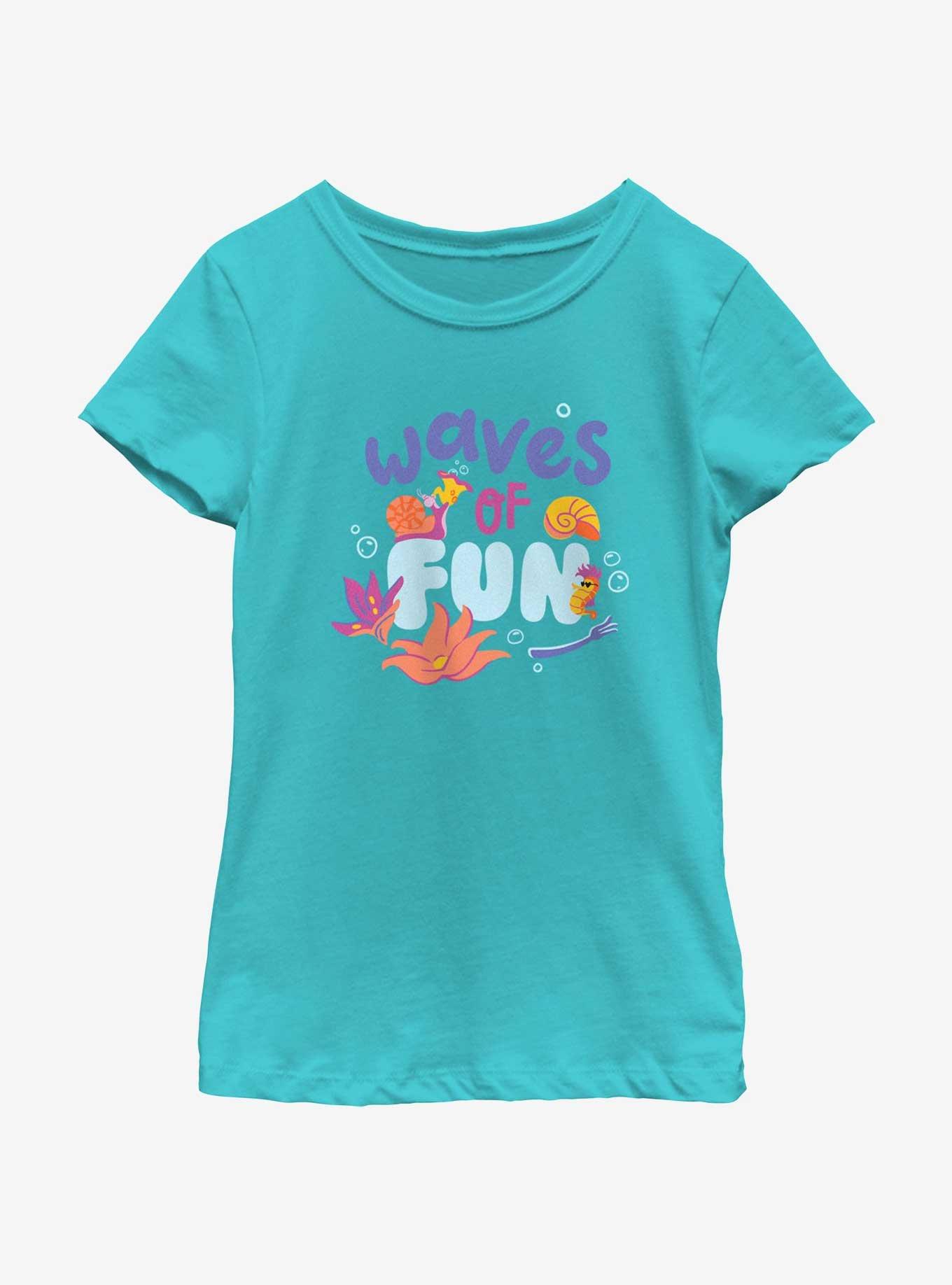 Disney Princesses Waves Of Fun Youth Girls T-Shirt