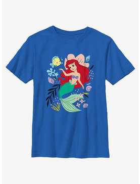 Disney Princesses Ariel And Flounder Youth T-Shirt, , hi-res