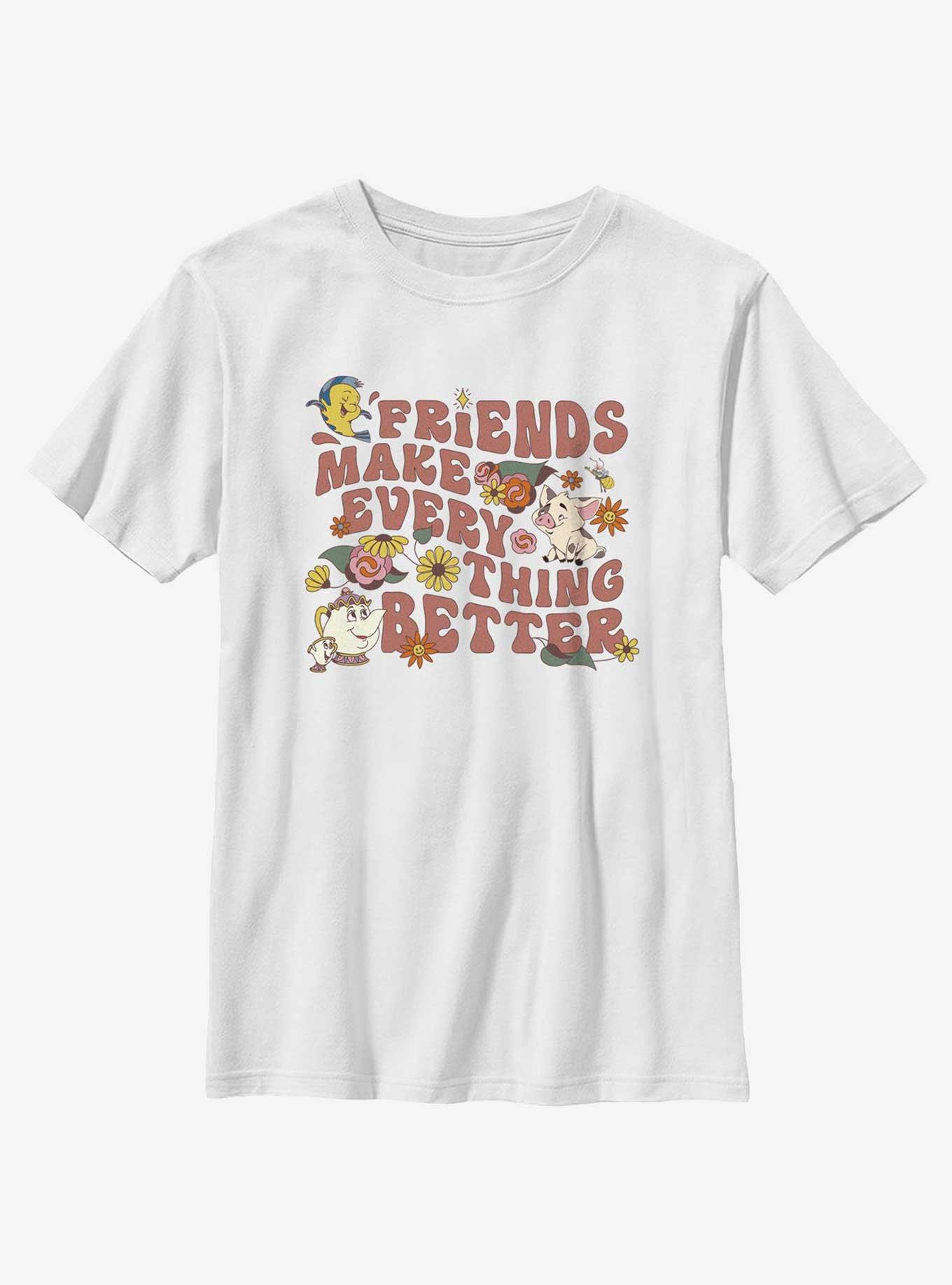 Disney Princesses Friends Make Every Thing Better Youth T-Shirt