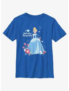 Disney Princesses I Love Being A Princess Cinderella Youth T-Shirt, , hi-res