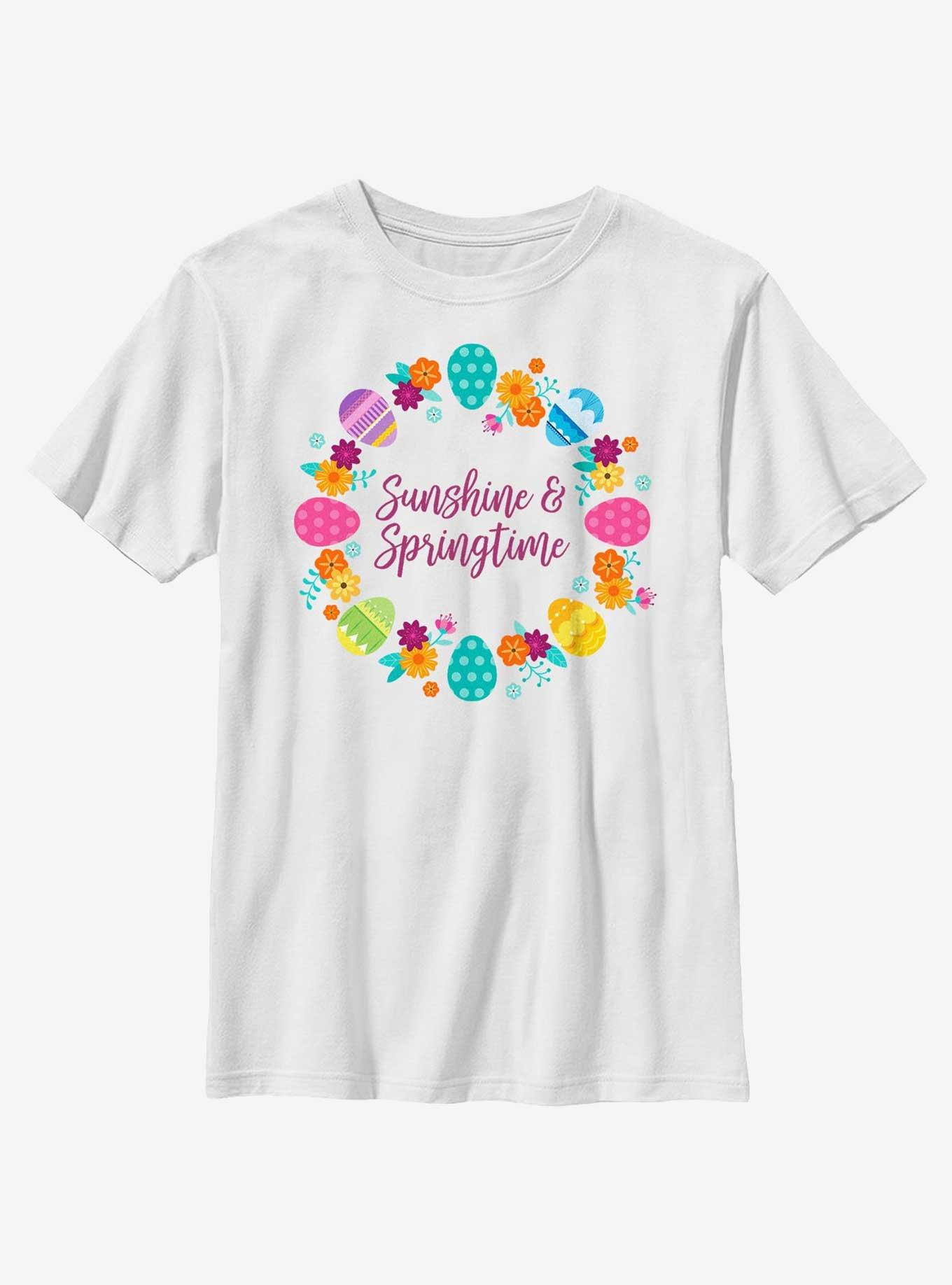 Disney Princesses Sunshine Spring Youth T-Shirt, WHITE, hi-res