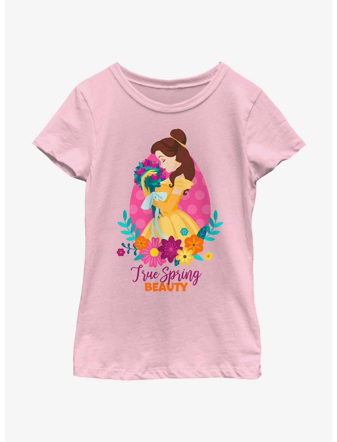 Disney Beauty and the Beast Belle True Spring Beauty Youth Girls T-Shirt, PINK, hi-res