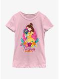 Disney Beauty and the Beast Belle True Spring Beauty Youth Girls T-Shirt, PINK, hi-res