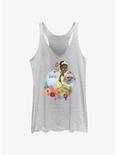 Disney The Princess and the Frog Tiana Jazz And Spring Womens Tank Top, WHITE HTR, hi-res