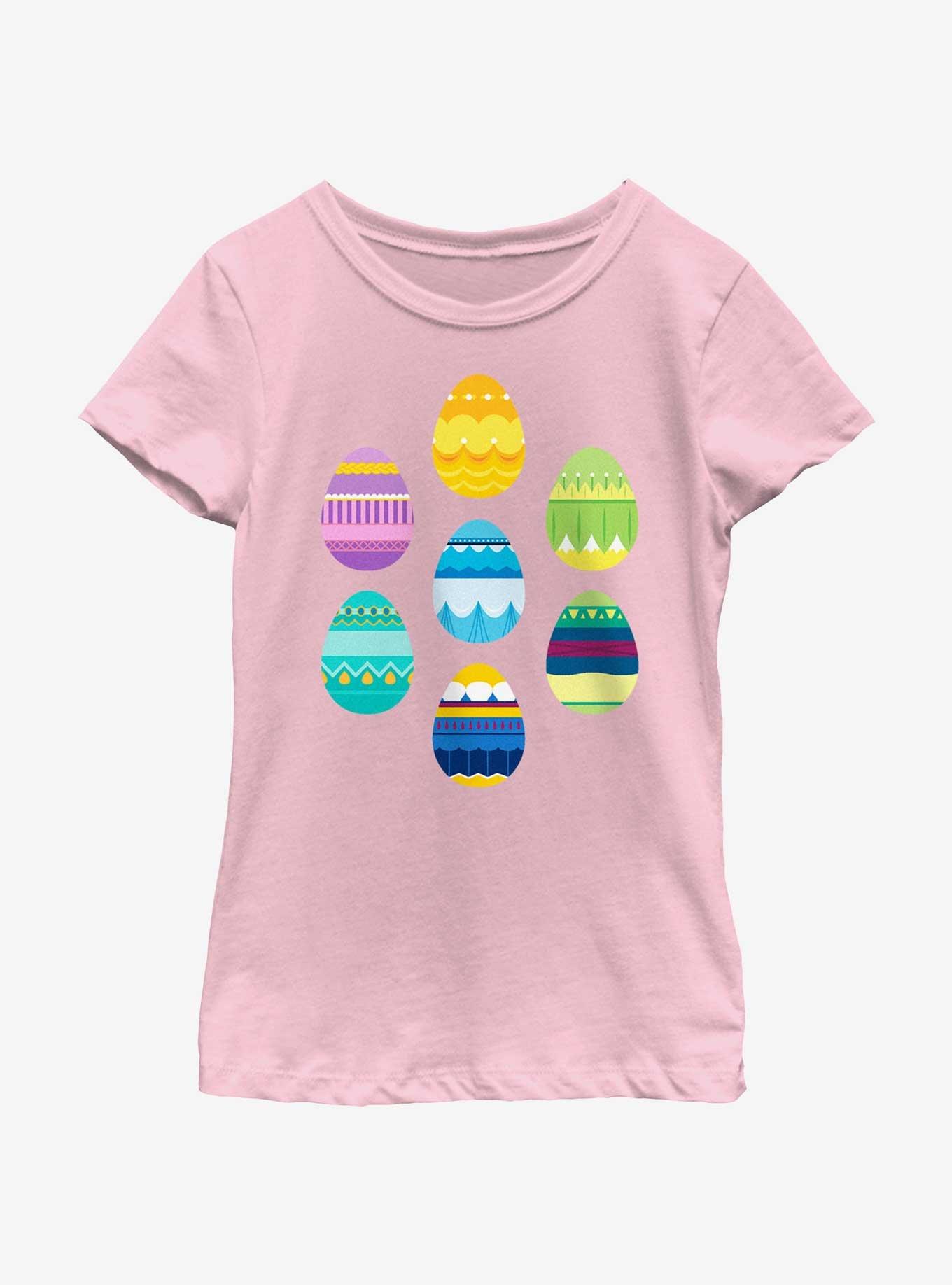 Disney Princesses Easter Egg Jumble Youth Girls T-Shirt