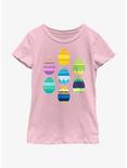 Disney Princesses Easter Egg Jumble Youth Girls T-Shirt, PINK, hi-res
