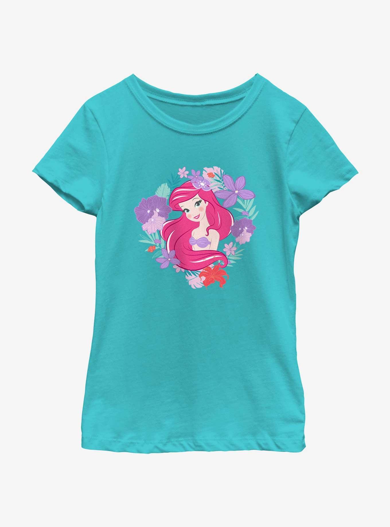 Disney Princesses Ariel Coralescent Youth Girls T-Shirt