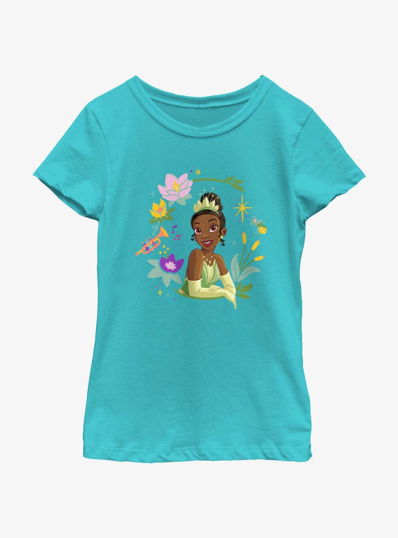 Disney Princesses Tiana Bust Youth Girls T-Shirt