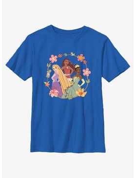 Disney Princesses Moana Rapunzel Tiana Pose Youth T-Shirt, , hi-res
