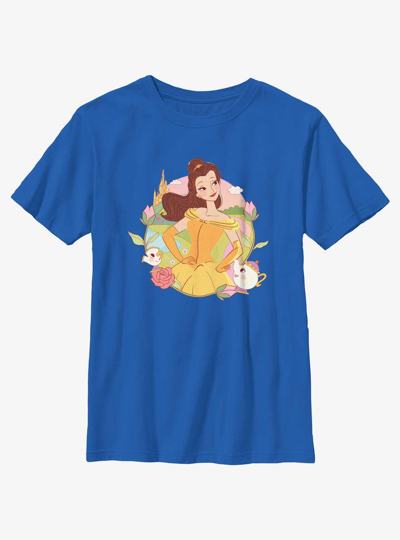 Disney Princesses Belle Mrs. Potts And Chip Youth T-Shirt