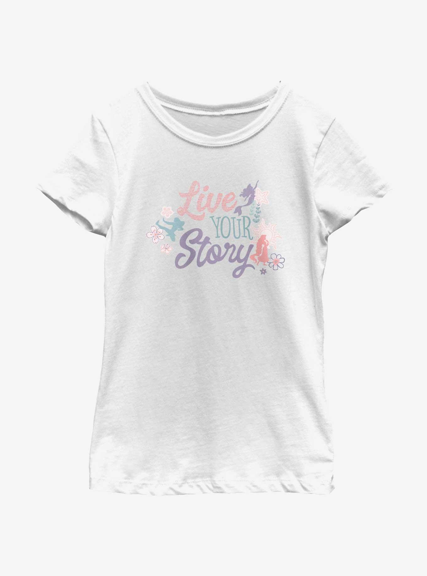 Disney Princesses Live Your Story Youth Girls T-Shirt