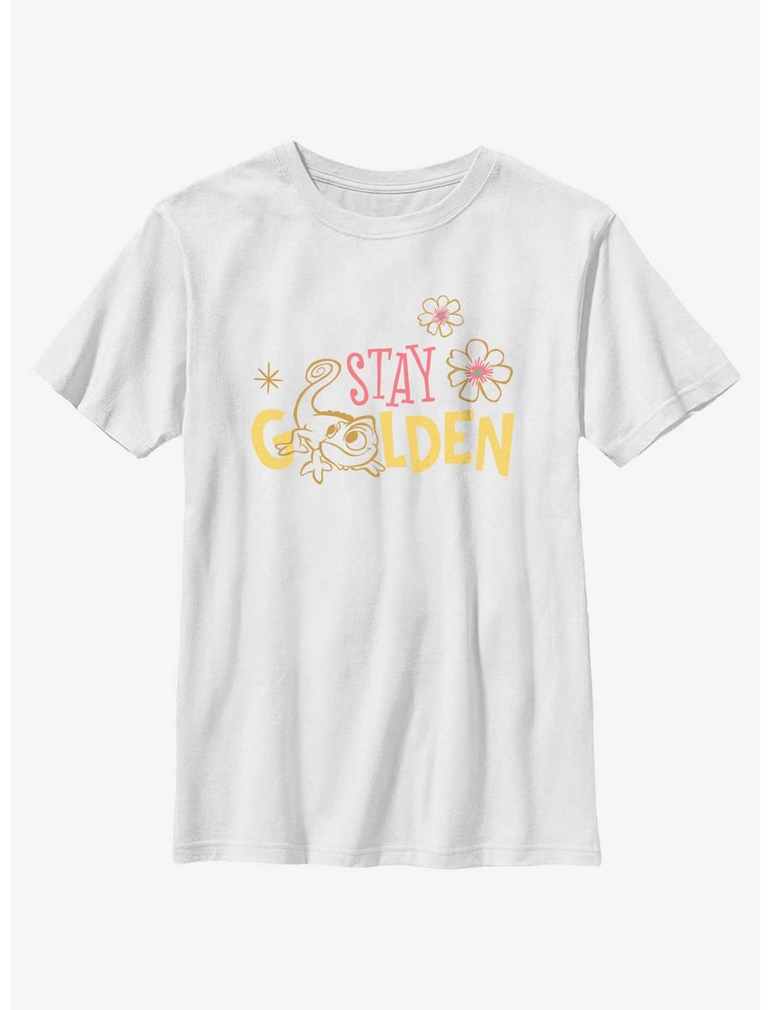 Disney Princesses Pascal Stay Golden Youth T-Shirt, WHITE, hi-res