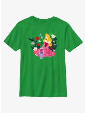 Disney Princesses Aurora With Birds Youth T-Shirt, , hi-res