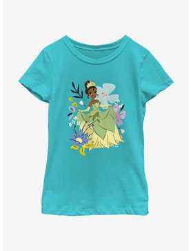Disney Princesses Tianna And Flowers Youth Girls T-Shirt, , hi-res