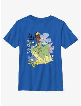 Disney Princesses Tianna And Flowers Youth T-Shirt, , hi-res