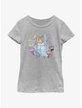 Disney Princesses Cinderella Having A Ball Youth Girls T-Shirt, ATH HTR, hi-res