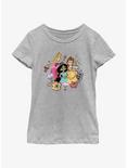 Disney Princesses Princess And Friends Youth Girls T-Shirt, ATH HTR, hi-res