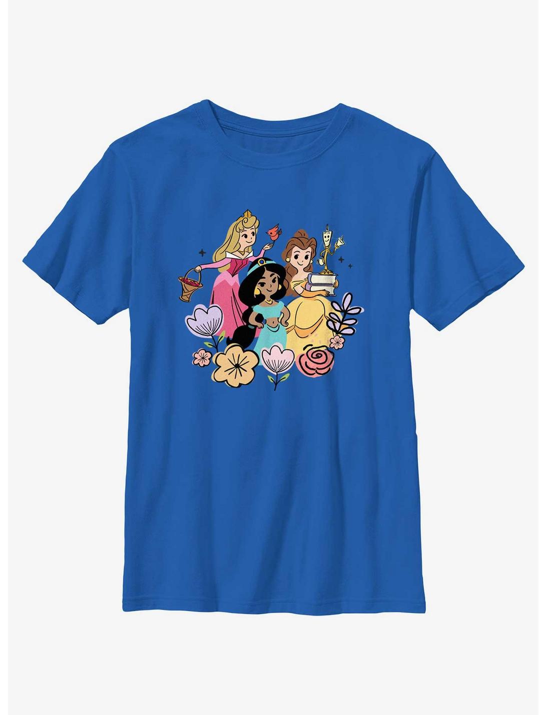 Disney Princesses Princess And Friends Youth T-Shirt, ROYAL, hi-res