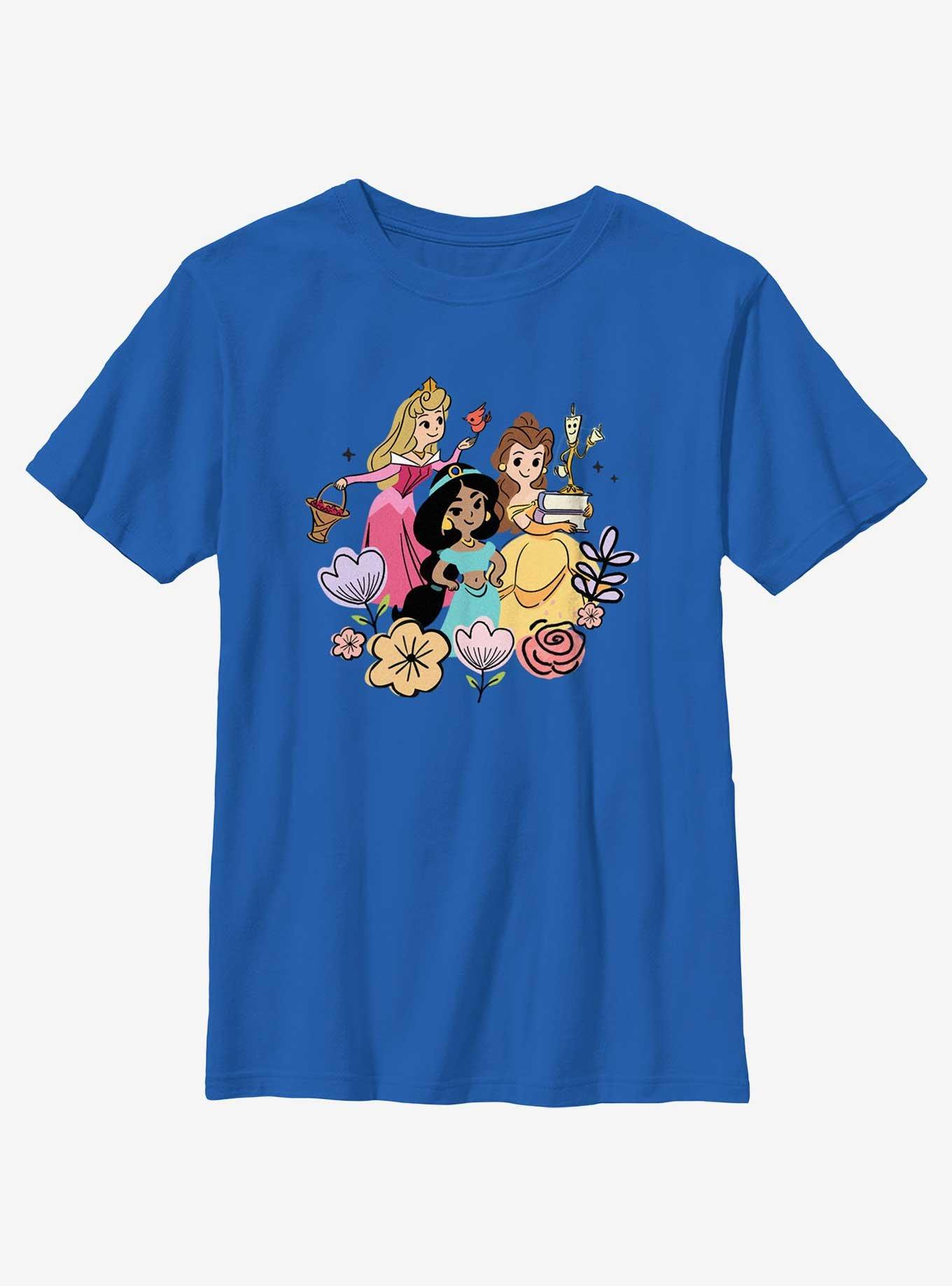 Disney Princesses Princess And Friends Youth T-Shirt, ROYAL, hi-res