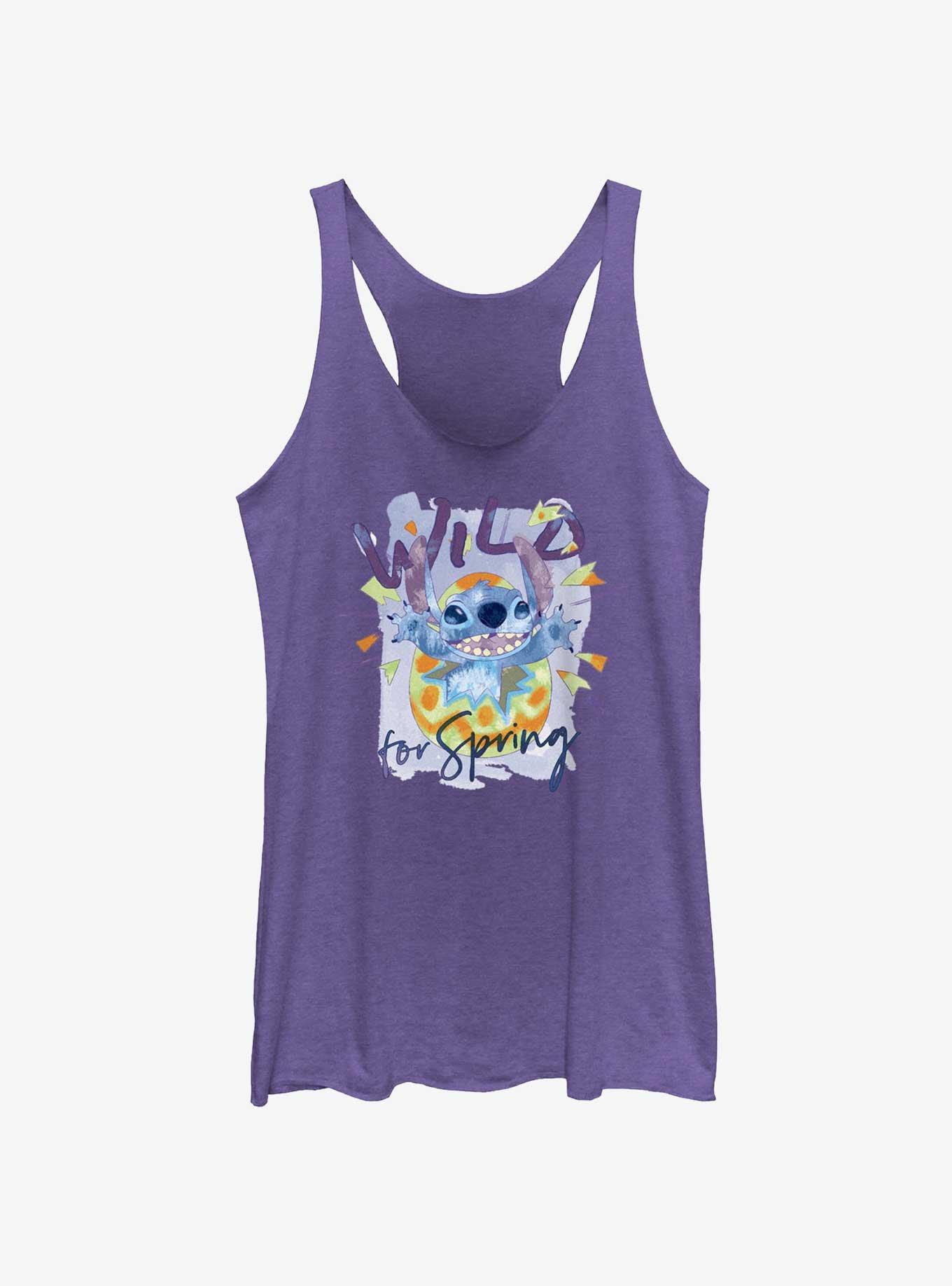 Disney Lilo & Stitch Wild For Spring Womens Tank Top