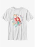 Disney Princesses Ariel The Little Mermaid Youth T-Shirt, WHITE, hi-res