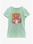 Disney Moana Pua Birthday Girl Youth Girls T-Shirt, MINT, hi-res