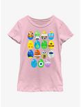 Disney Pixar Egg Jumble Youth Girls T-Shirt, PINK, hi-res