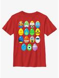 Disney Pixar Egg Jumble Youth T-Shirt, RED, hi-res